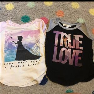 Gap + Junk Food Disney S (6/7) Long Sleeves